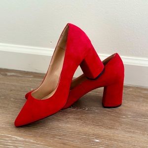 Kelly & Katie Rosewell Pumps in Red, Size 9.5